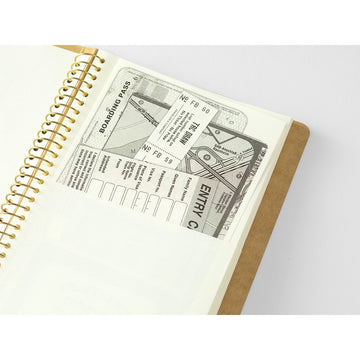 Traveler's Company | Cuaderno con Espiral A5 Slim Bolsillos de Papel