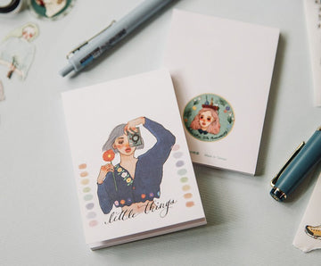 The Dolce Vita | Garden Photography Girl Notepad
