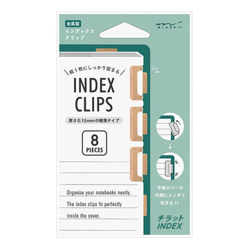 Midori | Chiratto Orange Bookmark Clips