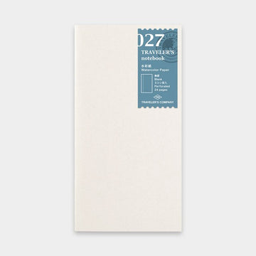 Traveler's Company | Recambio Regular 027 Papel Acuarela