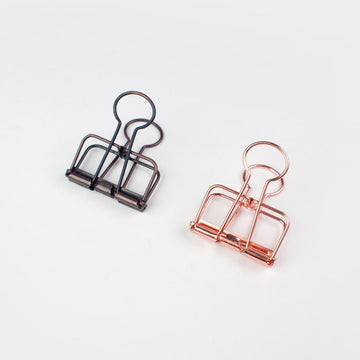 Tools To Liveby | Binder Clips Oro Rosa (32mm)