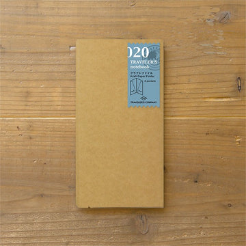 Traveler's Company | Recambio Regular 020 Carpeta Kraft