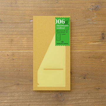 Traveler's Company | Regular refill 006 Adhesive pocket L