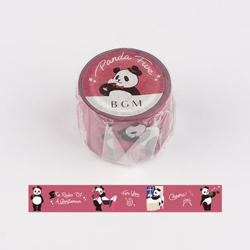 BGM | Character Panda Red Washi Tape