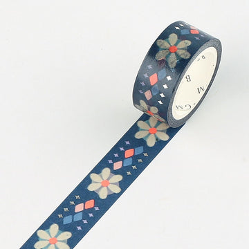 BGM | Foil Night Japanese Flowers Washi Tape