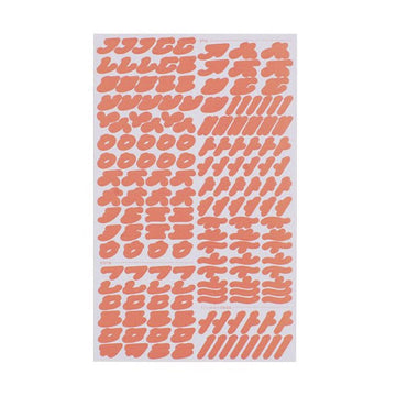 Be on D | Pegatinas Cinematic Hangeul Coral
