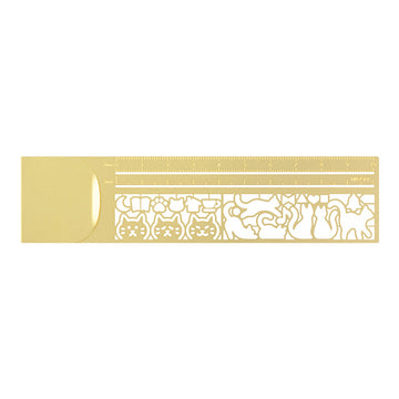 Midori | Cats Template Bookmark Ruler