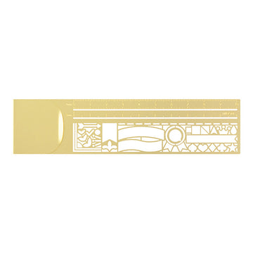 Midori | Ruler Bookmark Template Pattern