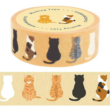 Hamammonyo | Sitting Cat Washi Tape