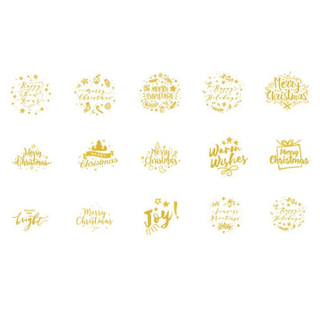 Mo Card | Pegatinas Christmas Carol Xmas Wishes