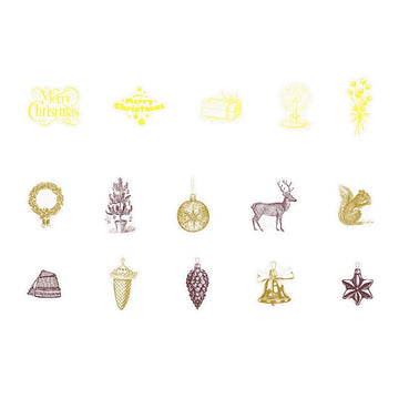 MoCard | Happy Christmas Warm Cottage Stickers
