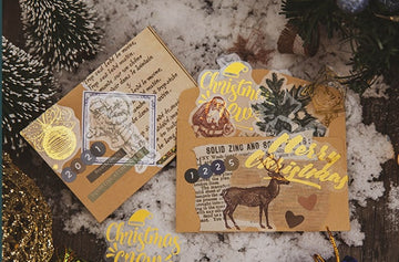 Mo Card | Pegatinas Happy Christmas Papa Noel