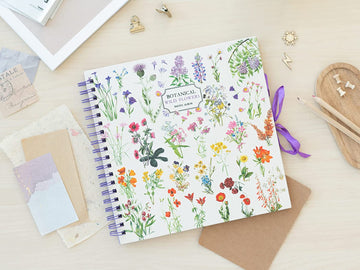 Kokonote | Botanical Wild Flower Scrapbook Album
