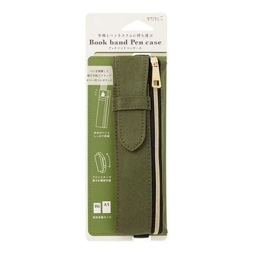 Midori | Estuche Book Band B6 - A5 Khaki