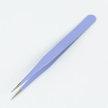 MoCard | Lavender Straight Metal Tweezers