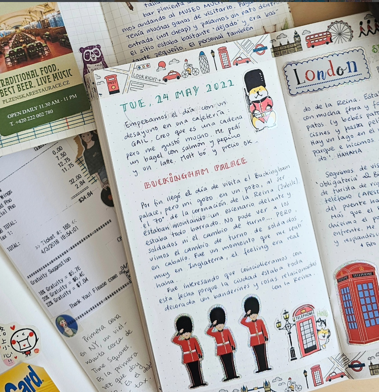 Qué escribir en un cuaderno de viaje