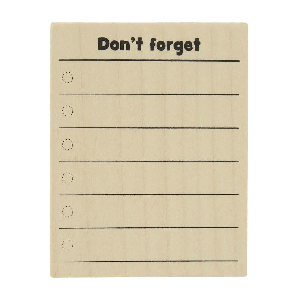 Kodomo No Kao | Sello Bullet Journal Don't Forget