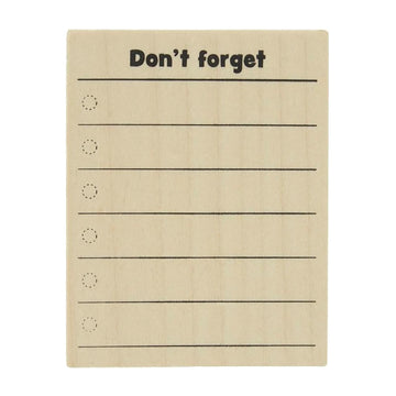 Kodomo No Kao | Sello Bullet Journal Don't Forget