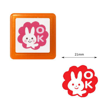 Kodomo No Kao | Sello Entintado Rabbit OK