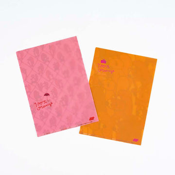 Hobonichi | Set de 2 Portafolios A5 100%ORANGE (Squirrel Squadron)
