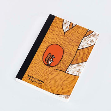 Hobonichi | Bloc De Notas Hobonichi Papers 100%ORANGE: Squirrel Appears