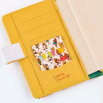 Hobonichi | Notas Adhesivas Transparentes 100%ORANGE Taking a Break