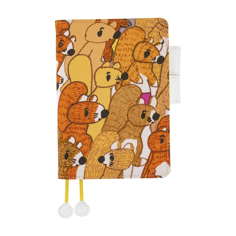 Hobonichi | Agenda Hobonichi Techo A6 100%ORANGE: Squirrel Squadron 2026