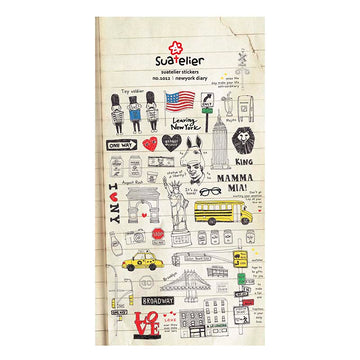 Suatelier | Pegatinas New York Diary