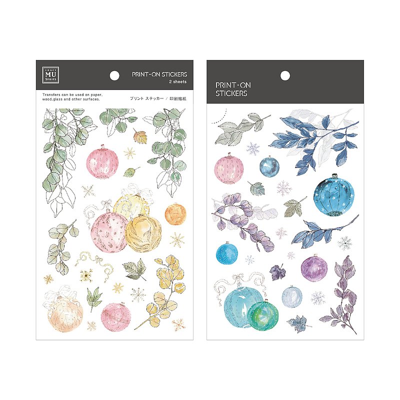 MU LifeStyle | Transfer Stickers 1021 Colorful Blessings