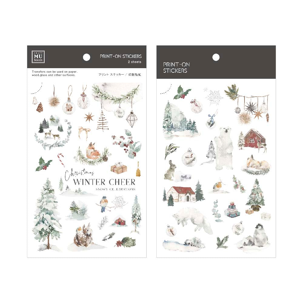 MU LifeStyle | Pegatinas Transferibles 1026 Winter Cheer