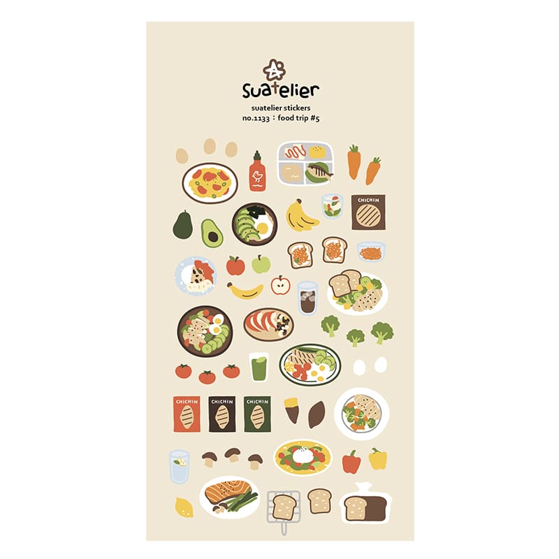 Suatelier | Pegatinas Food Trip #5