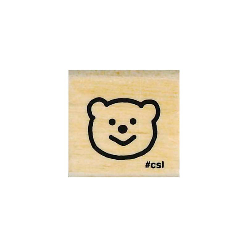 Kodomo No Kao | Sello Mini I Love Stamp Smiley Bear