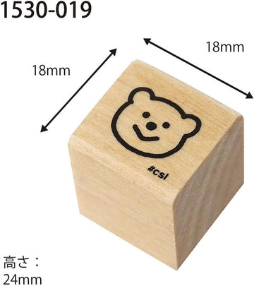 Kodomo No Kao | Sello Mini I Love Stamp Smiley Bear