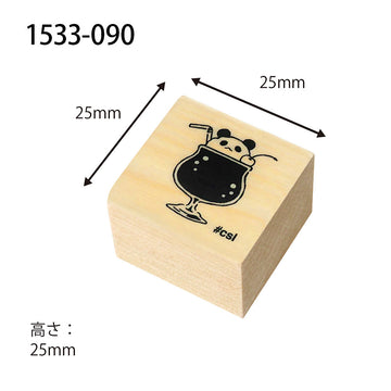 Kodomo No Kao | Sello I Love Stamp Panda Soda