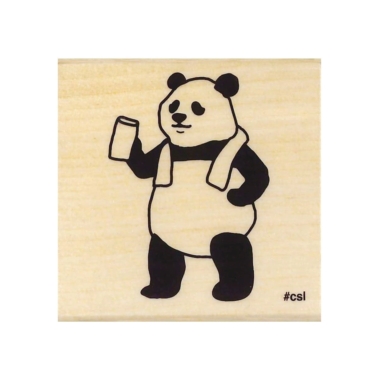 Kodomo No Kao | Sello I Love Stamp Panda After Bath