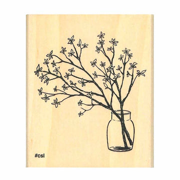 Kodomo No Kao | Sello I Love Stamp Foliage in a Vase