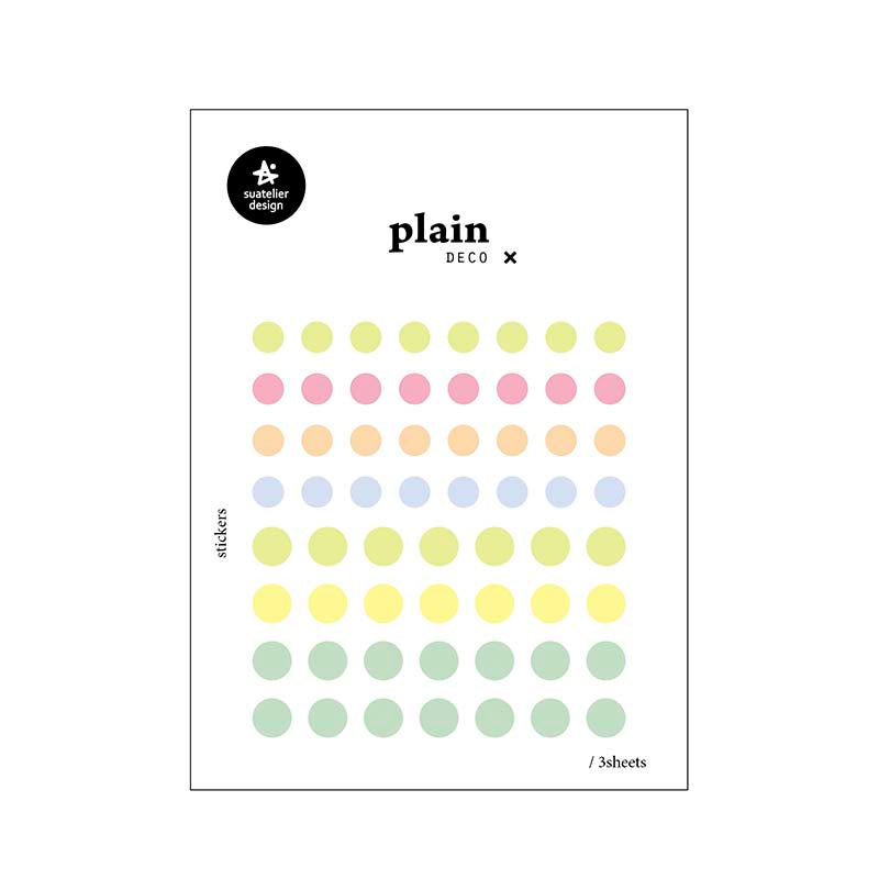 Suatelier | Pegatinas Plain 77