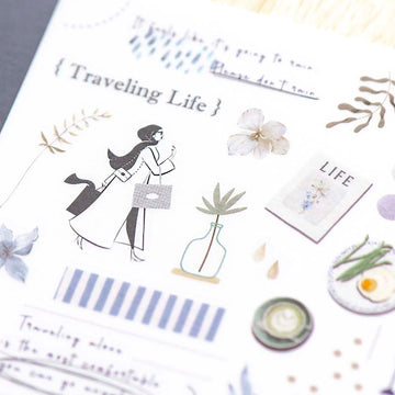 MU LifeStyle | Pegatinas Transferibles 256 Travelling Life