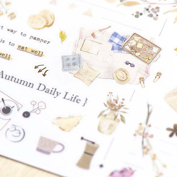 MU LifeStyle | Pegatinas Transferibles 257 Autumn Daily Life