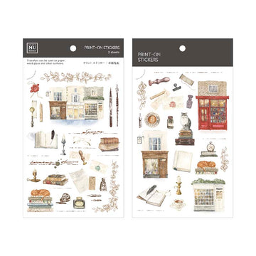 Mu lifestyle | Transferable stickers 260 Book store