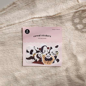 Suatelier | Pegatinas Cereal Baby Panda