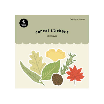 Suatelier | Pegatinas Cereal Leaves