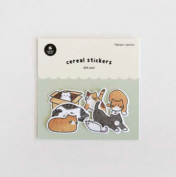 Suatelier | Pegatinas Cereal Cats