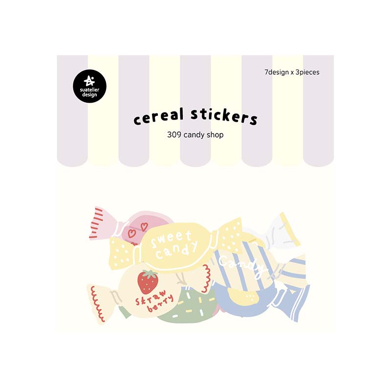 Suatelier | Pegatinas Cereal Candy Shop