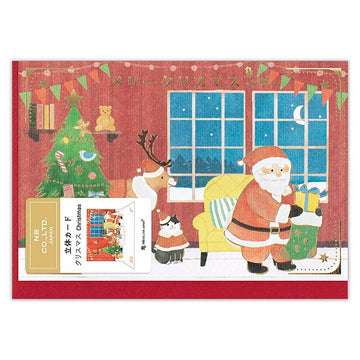 NB CO | Tarjeta de Navidad 3D Christmas Santa