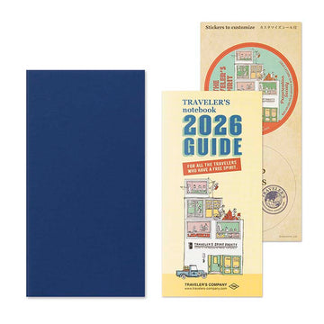 Traveler's Company | Recambio Agenda Traveler's Notebook Regular Semanal + Memo 2026 (JUL - DEC)