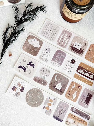 XiYue | Pegatinas en Rollo A Dream Within A Dream