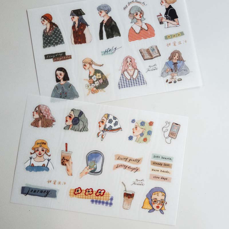 La Dolce Vita | Pegatinas Transferibles A Slow Journey (2pc)