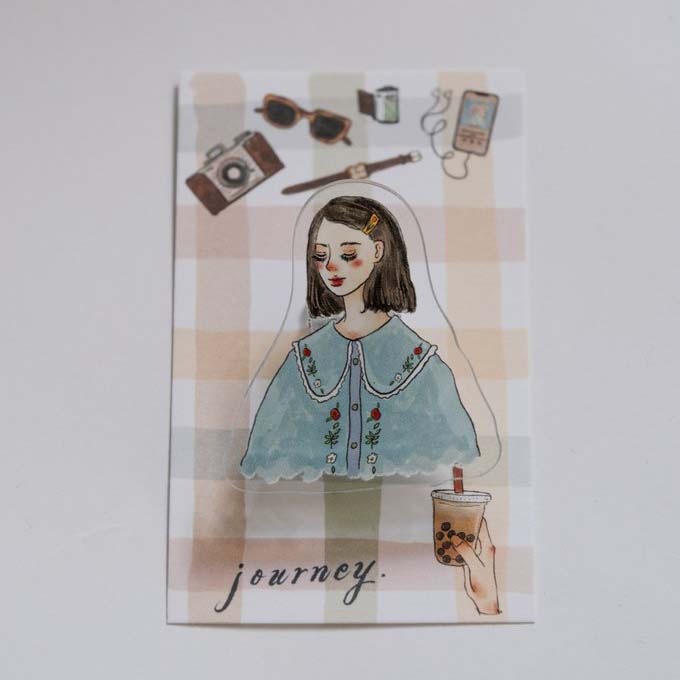 La Dolce Vita | Clip Acrílico Sky Blue Girl