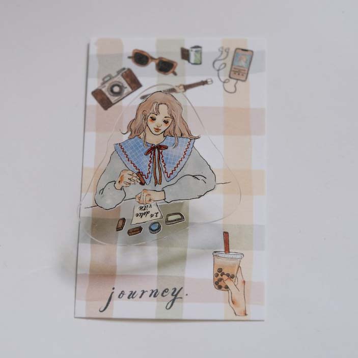 La Dolce Vita | Clip Acrílico Stamp Girl